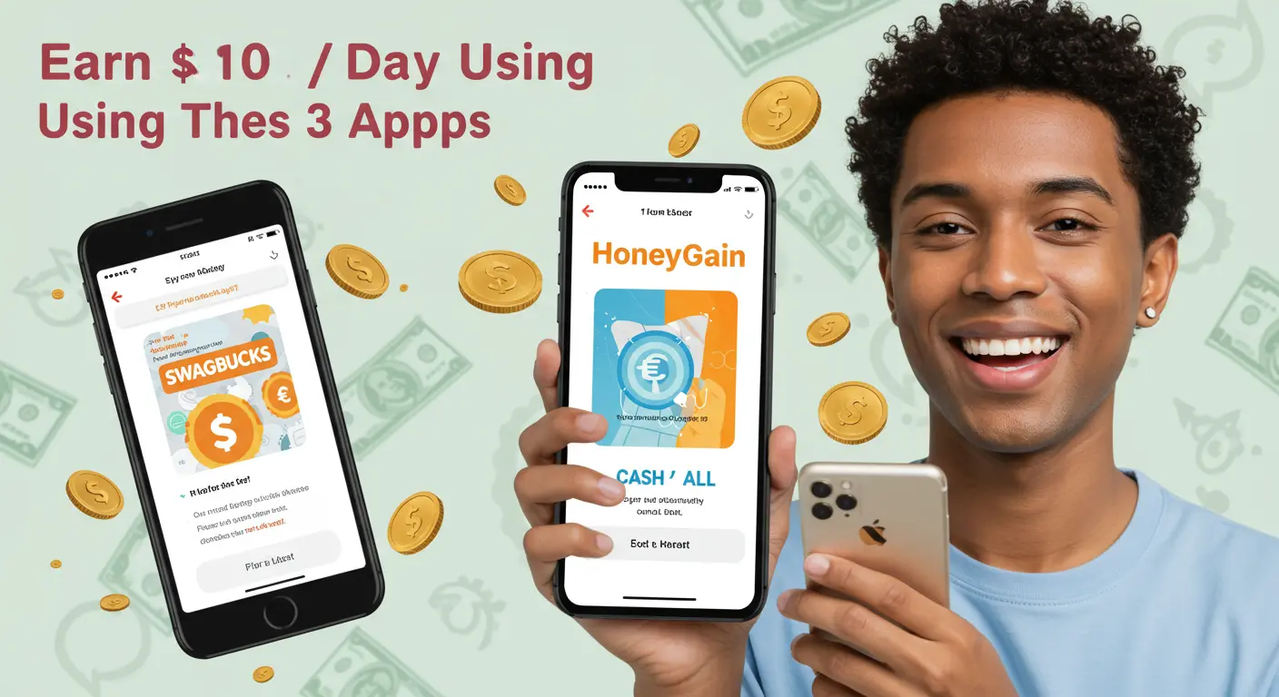 Earn 10Day Using These 3 Apps Earn $10/Day Using These 3 Apps