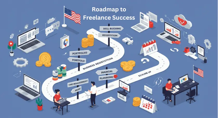 The Beginner’s Roadmap to Freelance Success in the U.S Roadmap to Freelance Success in the U.S
